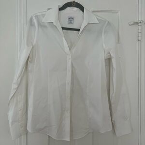 Brooks Brothers Ivory Button-Up Shirt